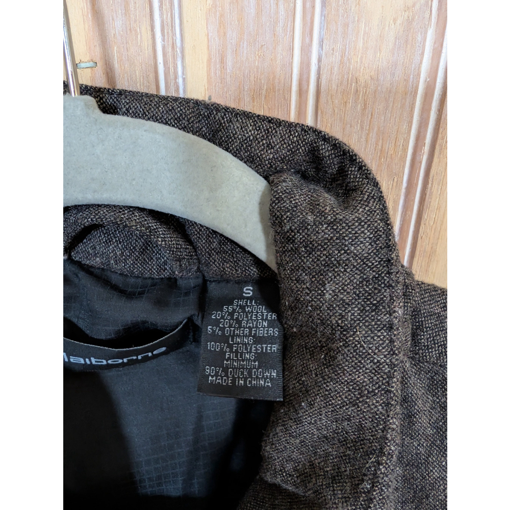 Men's Claiborne Vest, Size S, Dark Brown - Picture 3 of 9